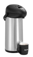 Bartscher Isolierkanne 5L schwarz, silber 5,0 l, 1 St.