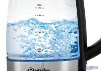 Bartscher Wasserkocher 1,7LGL silber 1,7 l 2.200 W