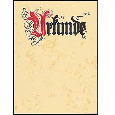 SIGEL Briefpapier Urkunde Motiv DIN A4 185 g/qm 12 Blatt