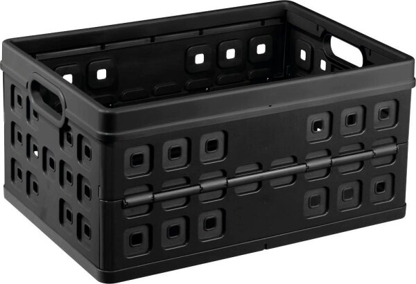 helit the flap-line Klappbox 46,0 l schwarz 38,0 x 54,0 x 26,5 cm, 1 St.