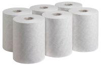 Scott® Handtuchrollen ESSENTIAL SLIMROLL® 1-lagig weiß, 6 Rollen