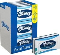 Kleenex® Kosmetiktücherbox 3-lagig weiß,...