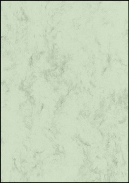 SIGEL Motivpapier Marmor pastellgrün DIN A4 90 g/qm 100 St.