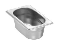 Bartscher GN-Behälter Top Line 1/9 silber 0,6 l, 1...