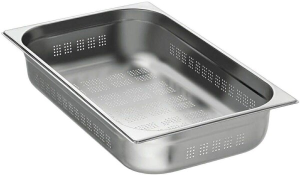Bartscher GN-Behälter Top Line perforiert, 1/1 silber 14,0 l, 1 St.  ( A101100 )