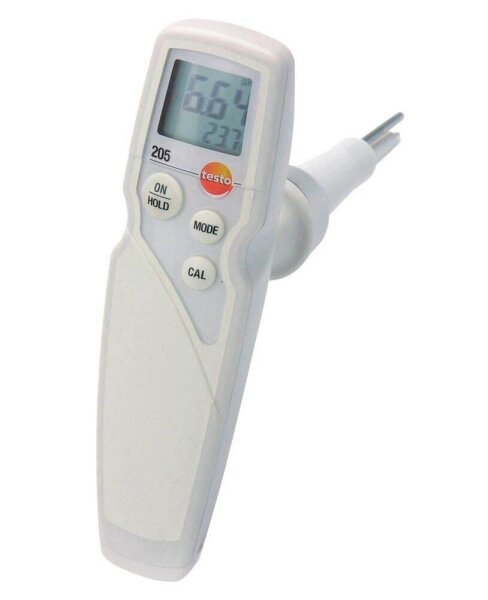 testo 205 pH- und Temperatur-Messgerät weiß  ( 0563 2051 )