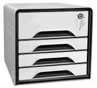 cep Schubladenbox Smoove Secure  schwarz/weiß...