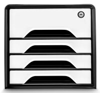 cep Schubladenbox Smoove Secure  schwarz/weiß...