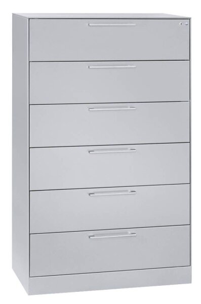 CP C 3000 Asisto Karteischrank lichtgrau 6 Schubladen 80,0 x 43,5 x 131,0 cm, 1 St.
