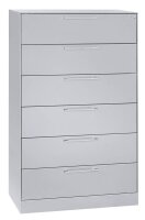 CP C 3000 Asisto Karteischrank lichtgrau 6 Schubladen...