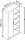 CP Stahlschrank C 3000 Asisto 141002-000 S10020 lichtgrau 4 Fachböden 100,0 x 43,5 x 198,0 cm, aufgebaut, 1 St.