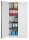 CP Stahlschrank C 3000 Asisto 141002-000 S10020 lichtgrau 4 Fachböden 100,0 x 43,5 x 198,0 cm, aufgebaut, 1 St.