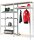 SZ Metall Schwerlast-Weitspannregal 24180-IIG silber 180,0 x 45,0 x 180,0 cm