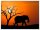 PAPERFLOW Wandbild Elefant, Aluminium, Kunstglas