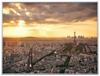 PAPERFLOW Wandbild Paris, Aluminium, Kunstglas