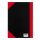 Bantex Notizbuch Chinakladde DIN A4 kariert, schwarz/rot Hardcover 192 Seiten, 1 St.
