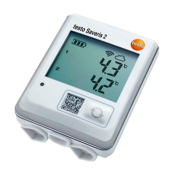 testo Saveris 2-T2 WLAN Temperatur-Datenlogger weiß  ( 0572 2032 )