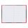 Bantex Notizbuch Chinakladde DIN A5 kariert, schwarz/rot Hardcover 192 Seiten, 1 St.