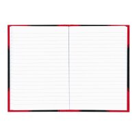 Bantex Notizbuch Chinakladde DIN A5 liniert, schwarz/rot Hardcover 192 Seiten, 1 St.