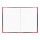 Bantex Notizbuch Chinakladde DIN A5 liniert, schwarz/rot Hardcover 192 Seiten, 1 St.