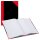 Bantex Notizbuch Chinakladde DIN A6 kariert, schwarz/rot Hardcover 192 Seiten, 1 St.