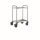 B.PRO Servierwagen SW 6 x 4-2 silber 50,0 x 70,0 x 95,0 cm  ( 569767 )