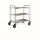 B.PRO Servierwagen SW 8 x 5-3 silber 60,0 x 90,0 x 95,0 cm  ( 569770 )