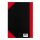 Bantex Notizbuch Chinakladde DIN A4 blanko, schwarz/rot Hardcover 192 Seiten, 1 St.