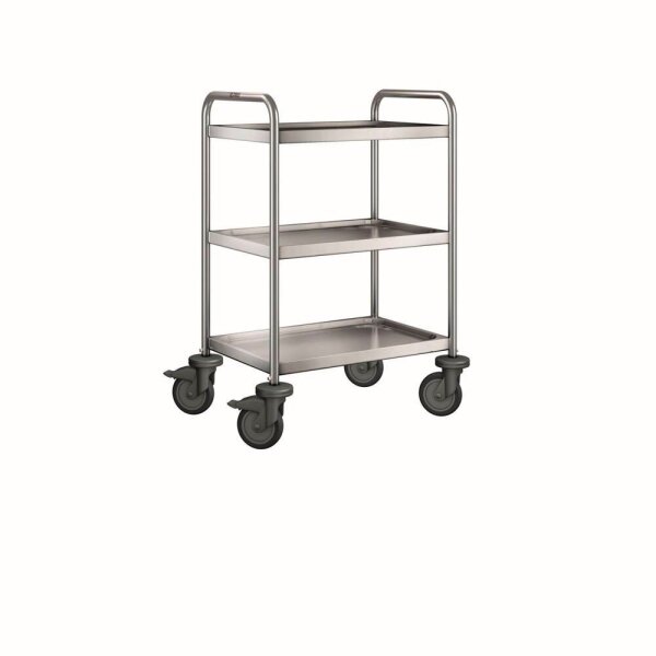 B.PRO Servierwagen SW 6 x 4-3 silber 50,0 x 70,0 x 95,0 cm  ( 569768 )