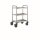 B.PRO Servierwagen SW 6 x 4-3 silber 50,0 x 70,0 x 95,0 cm  ( 569768 )