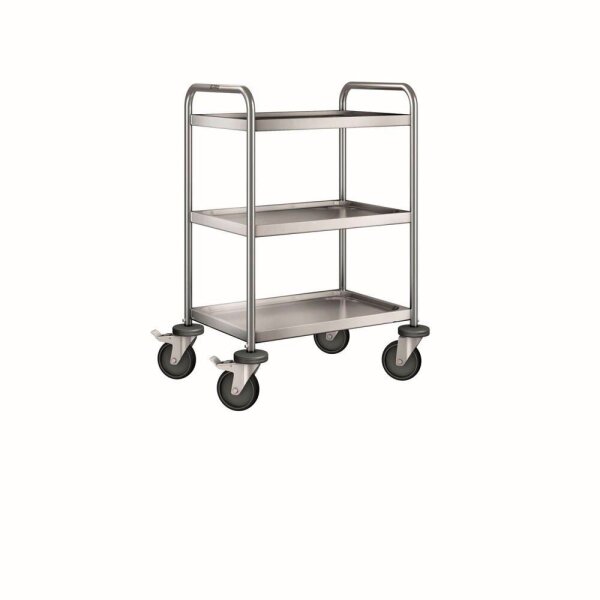 B.PRO Servierwagen SW 6 x 4-3 silber 50,0 x 70,0 x 95,0 cm  ( 566247 )
