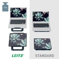 AKTION: LEITZ Laptop-Ständer Ergo Ultraflach aus Aluminium 63460089 dunkelgrau mit Prämie nach Registrierung