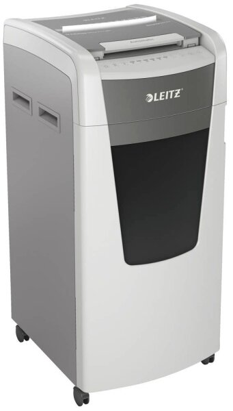 LEITZ IQ Autofeed Office Pro 600 Aktenvernichter mit Partikelschnitt P-4, 4 x 36 mm, bis 600 Blatt, weiß