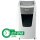 LEITZ IQ Autofeed Office Pro 600 Aktenvernichter mit Partikelschnitt P-4, 4 x 36 mm, bis 600 Blatt, weiß