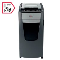 Rexel Optimum AutoFeed+ 750X Aktenvernichter mit Partikelschnitt P-4, 4 x 28 mm, schwarz