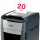 Rexel Optimum AutoFeed+ 750X Aktenvernichter mit Partikelschnitt P-4, 4 x 28 mm, schwarz