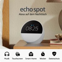 Amazon Echo Spot (2024) Smart Speaker weiß