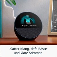 Amazon Echo Spot (2024) Smart Speaker schwarz