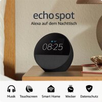 Amazon Echo Spot (2024) Smart Speaker schwarz
