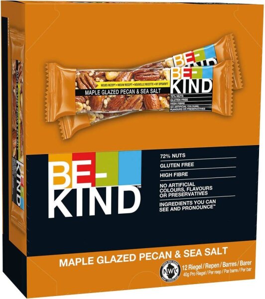 BE-KIND Maple Glazed Pecan & Sea Salt Nussriegel 12 Riegel, 12 St.