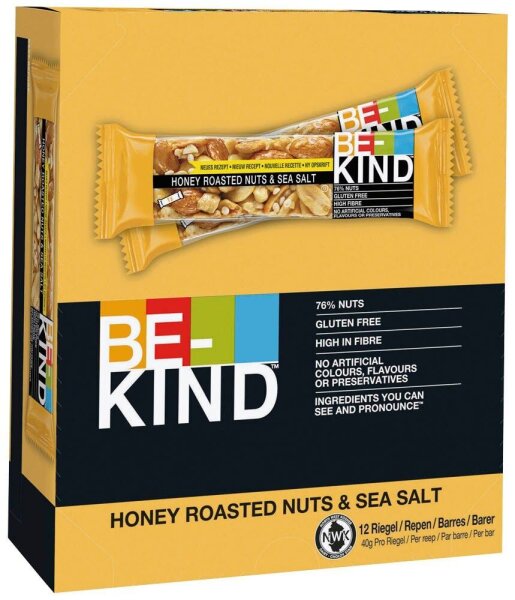 BE-KIND Honey Roasted Nuts & Sea Salt Nussriegel 12 Riegel, 12 St.