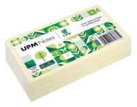 UPM Notes Haftnotizen doppelte Haftung gelb, 3 Blöcke