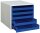 M&M Schubladenbox  blau 30050911, DIN A4 mit 5 Schubladen, 1 St.