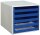 M&M Schubladenbox  blau 30050911, DIN A4 mit 5 Schubladen, 1 St.