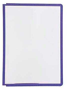 DURABLE Sichttafeln SHERPA® PANEL DIN A4 violett, Öffnung oben, 5 St.
