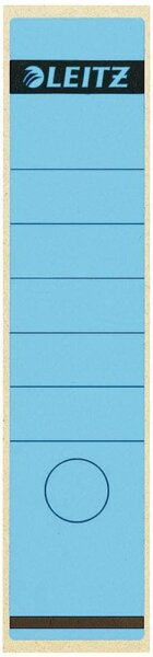 LEITZ Ordneretiketten 1640 blau für 8,0 cm Rückenbreite, 10 St.