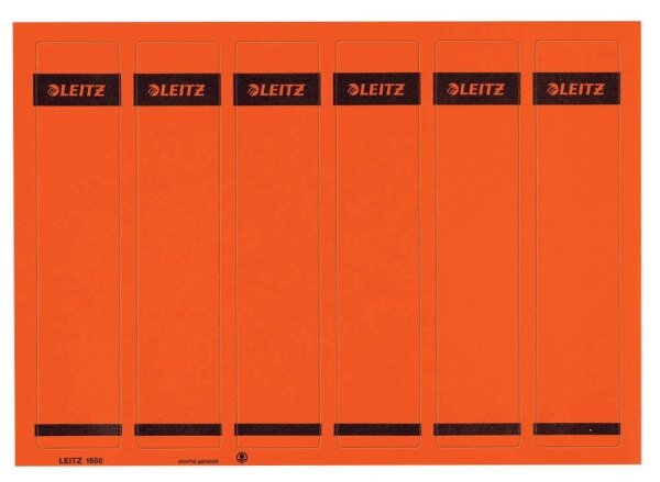 LEITZ Ordneretiketten 1686/2-25 rot, 150 St.