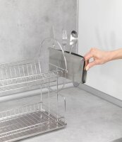 Maximex Geschirrabtropfständer Exclusiv Duo silber, 1 St.