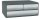 cep Schubladenbox MoovUp  lichtgrau 1090216361, DIN A4 quer mit 3 Schubladen, 1 St.