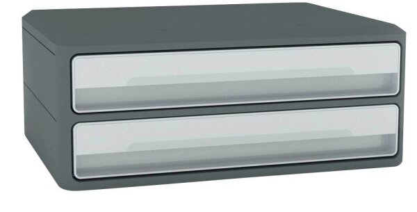 cep Schubladenbox MoovUp  lichtgrau 1090116361, DIN A4 quer mit 2 Schubladen, 1 St.